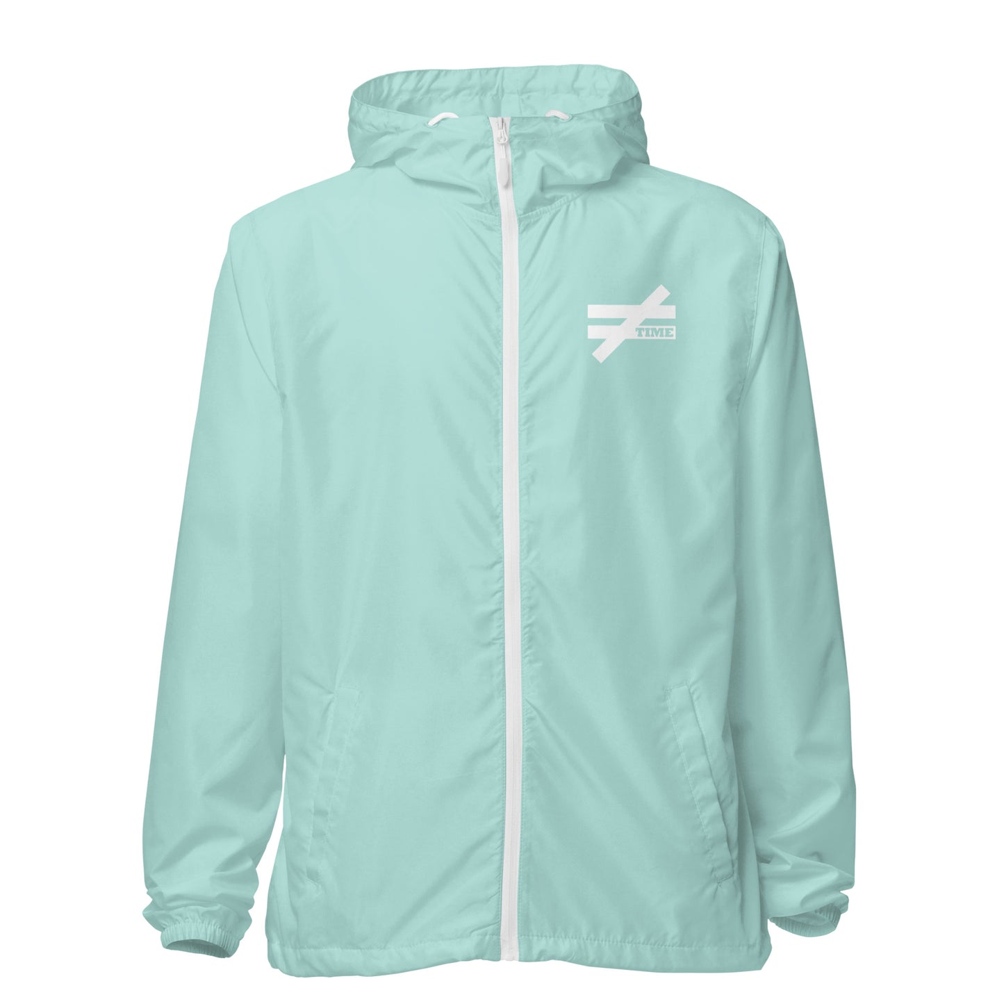 TIME Unisex lightweight zip up windbreaker