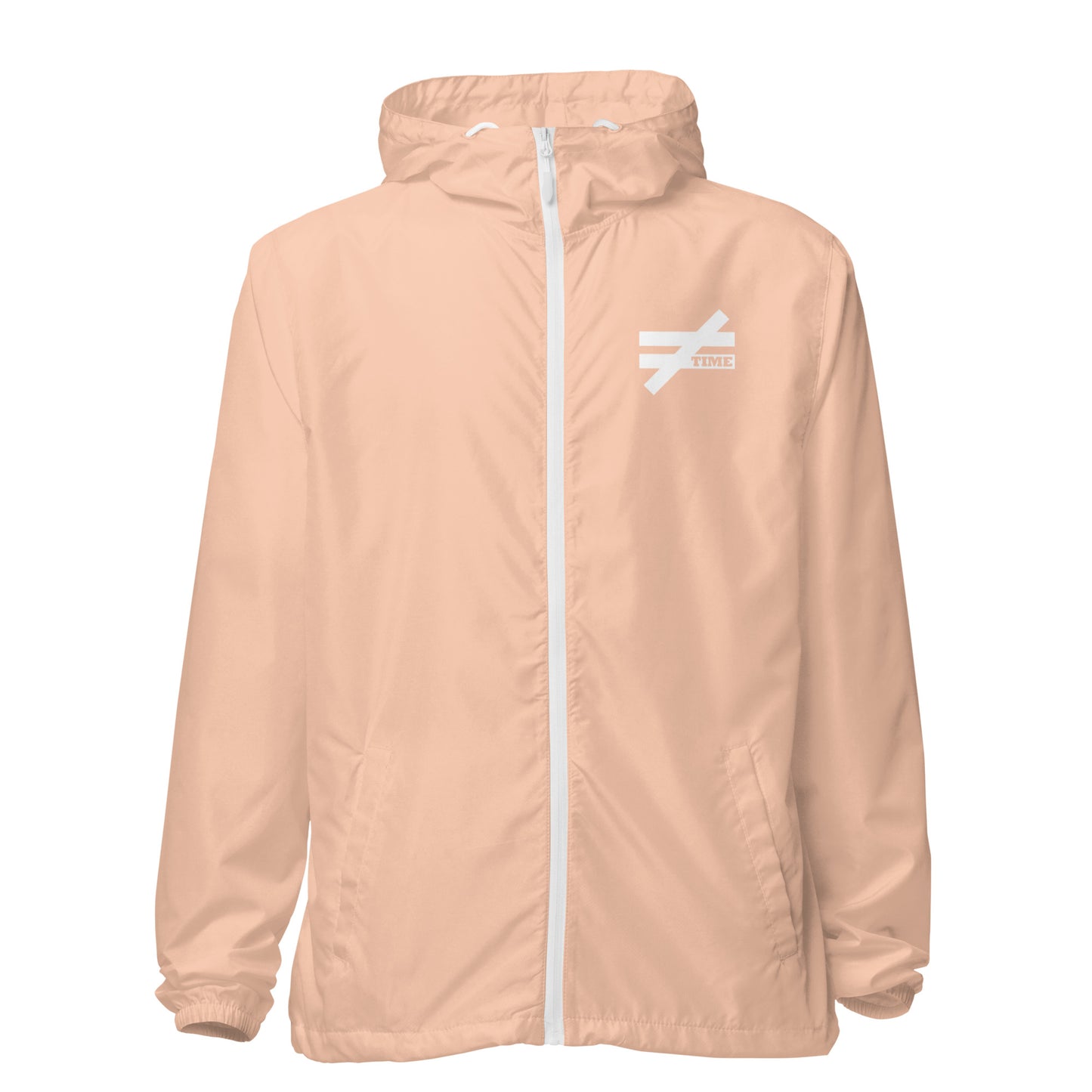 TIME Unisex lightweight zip up windbreaker