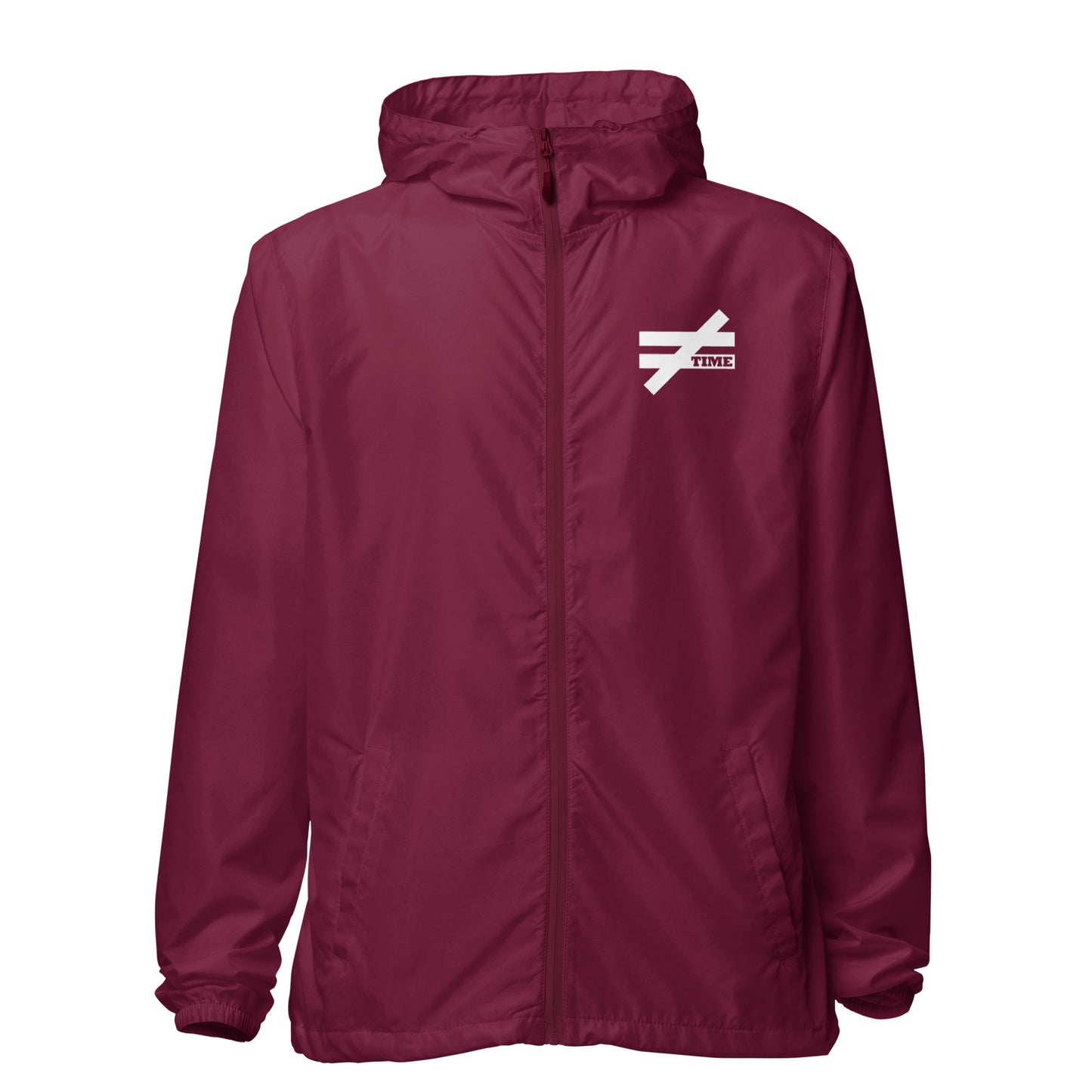 TIME Unisex lightweight zip up windbreaker