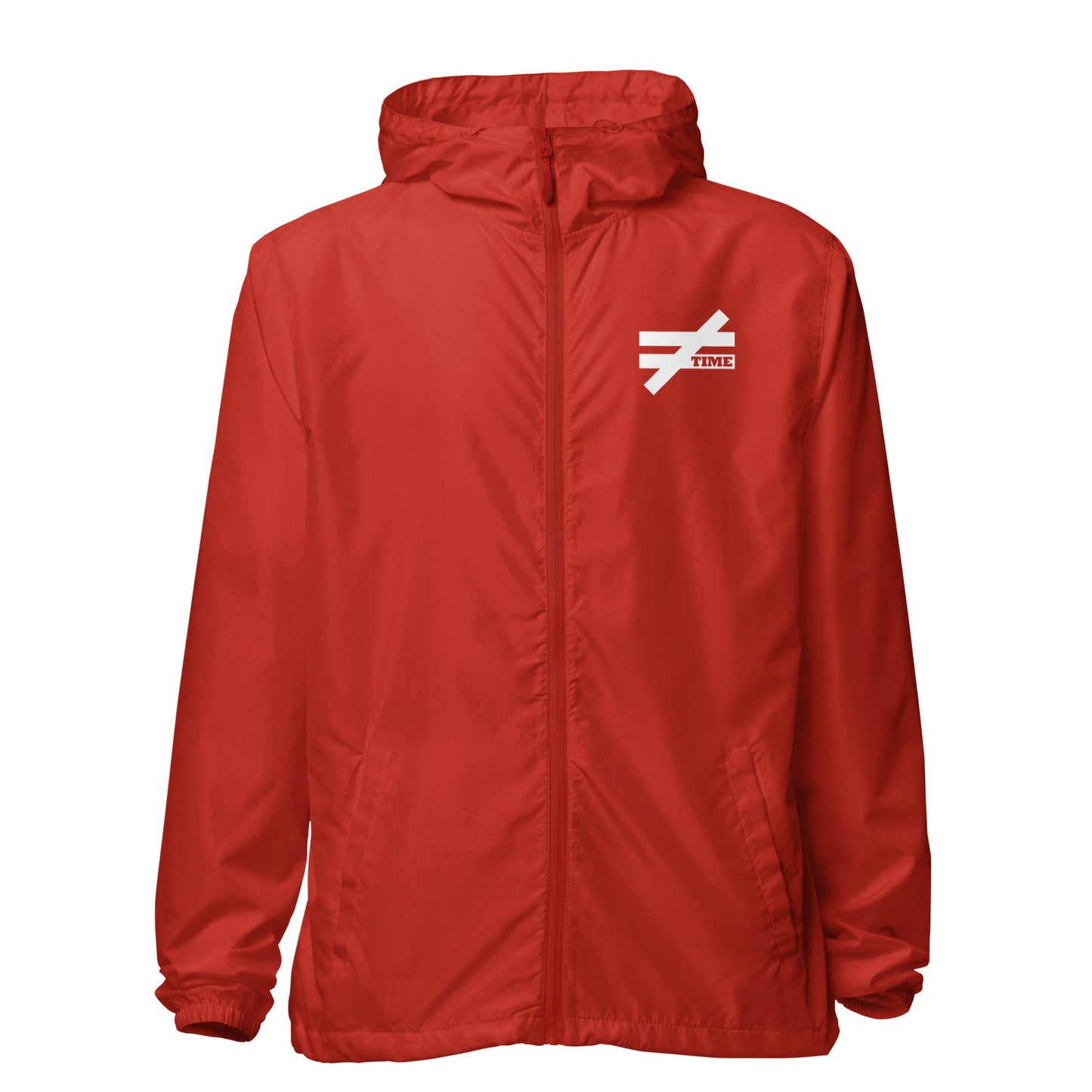 TIME Unisex lightweight zip up windbreaker