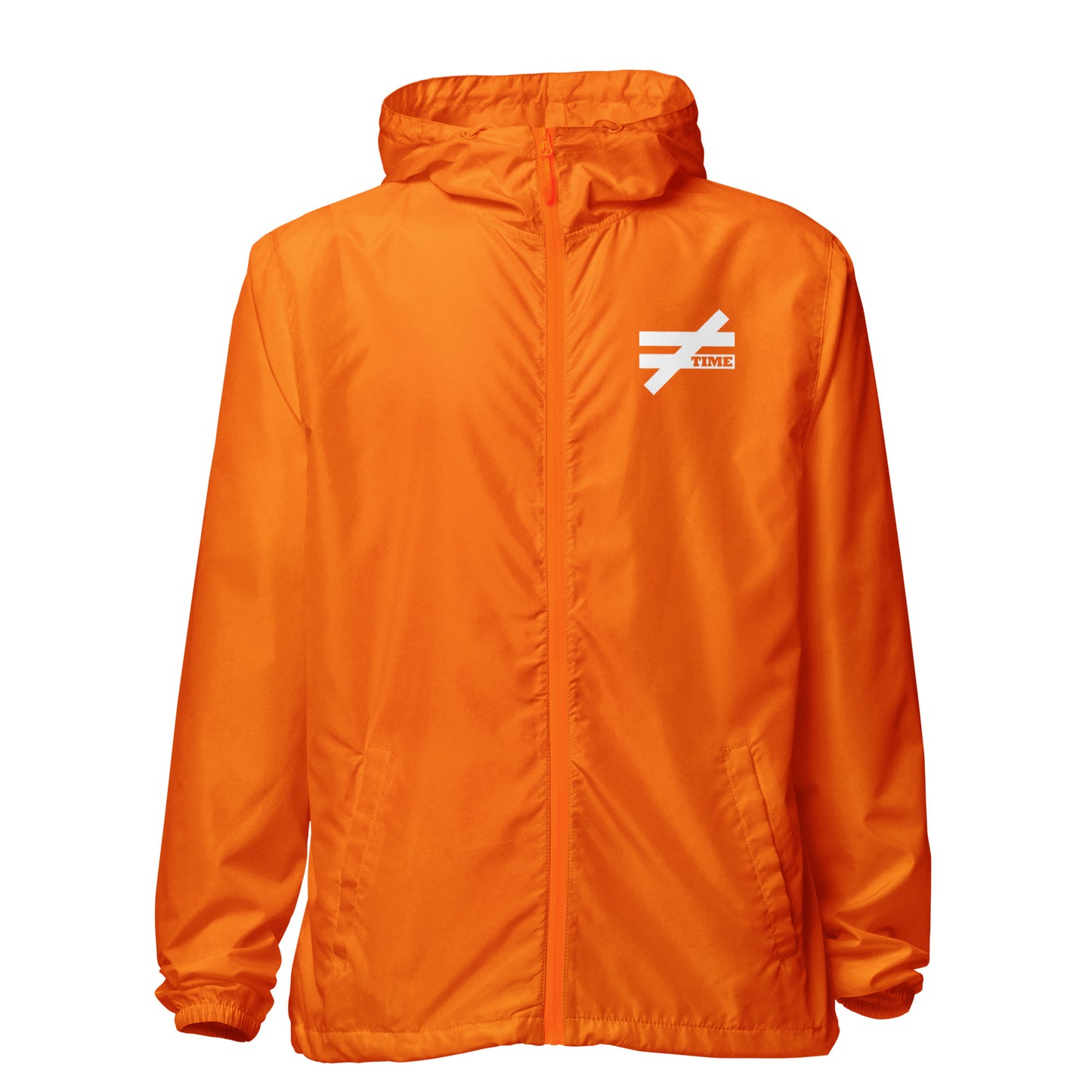 TIME Unisex lightweight zip up windbreaker