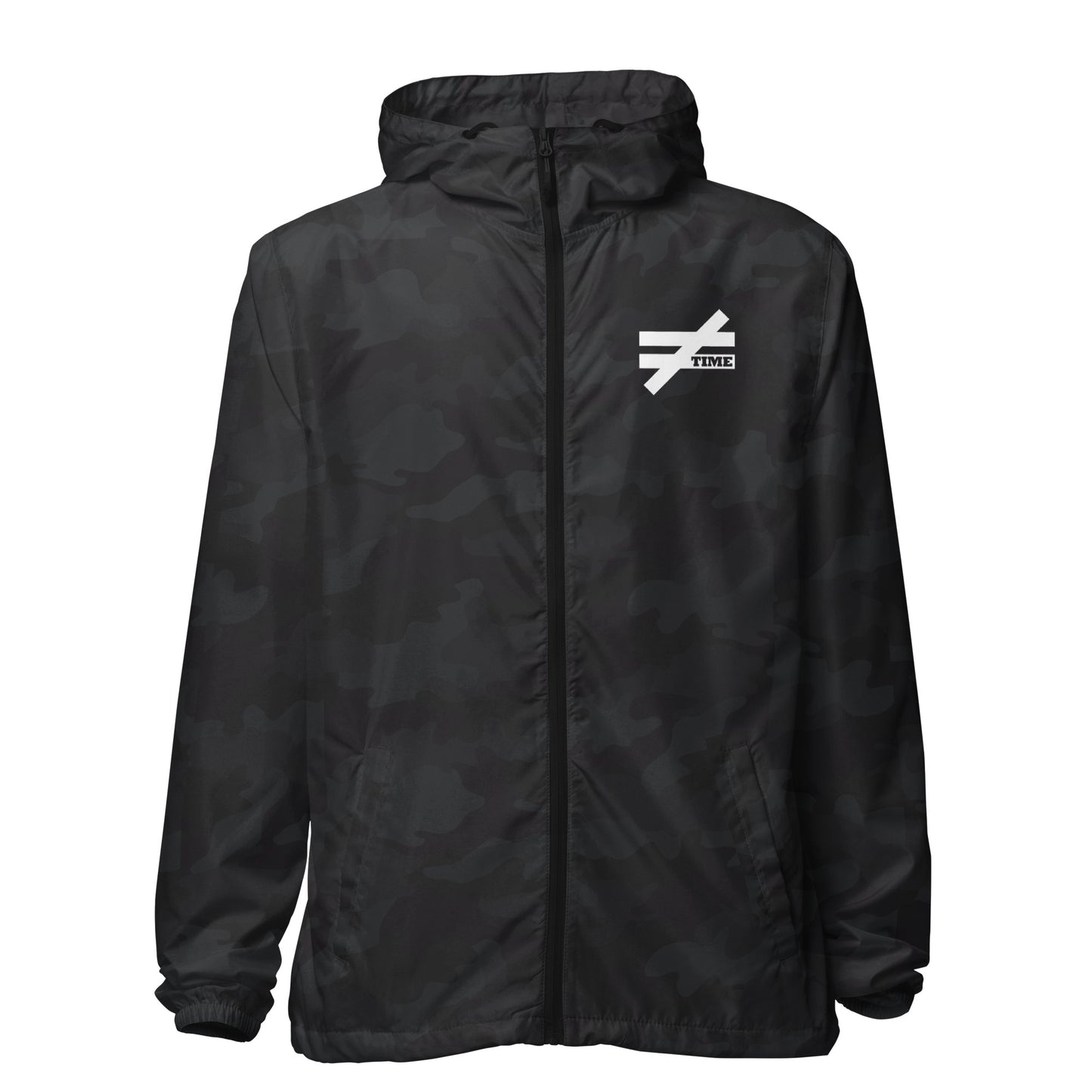 TIME Unisex lightweight zip up windbreaker