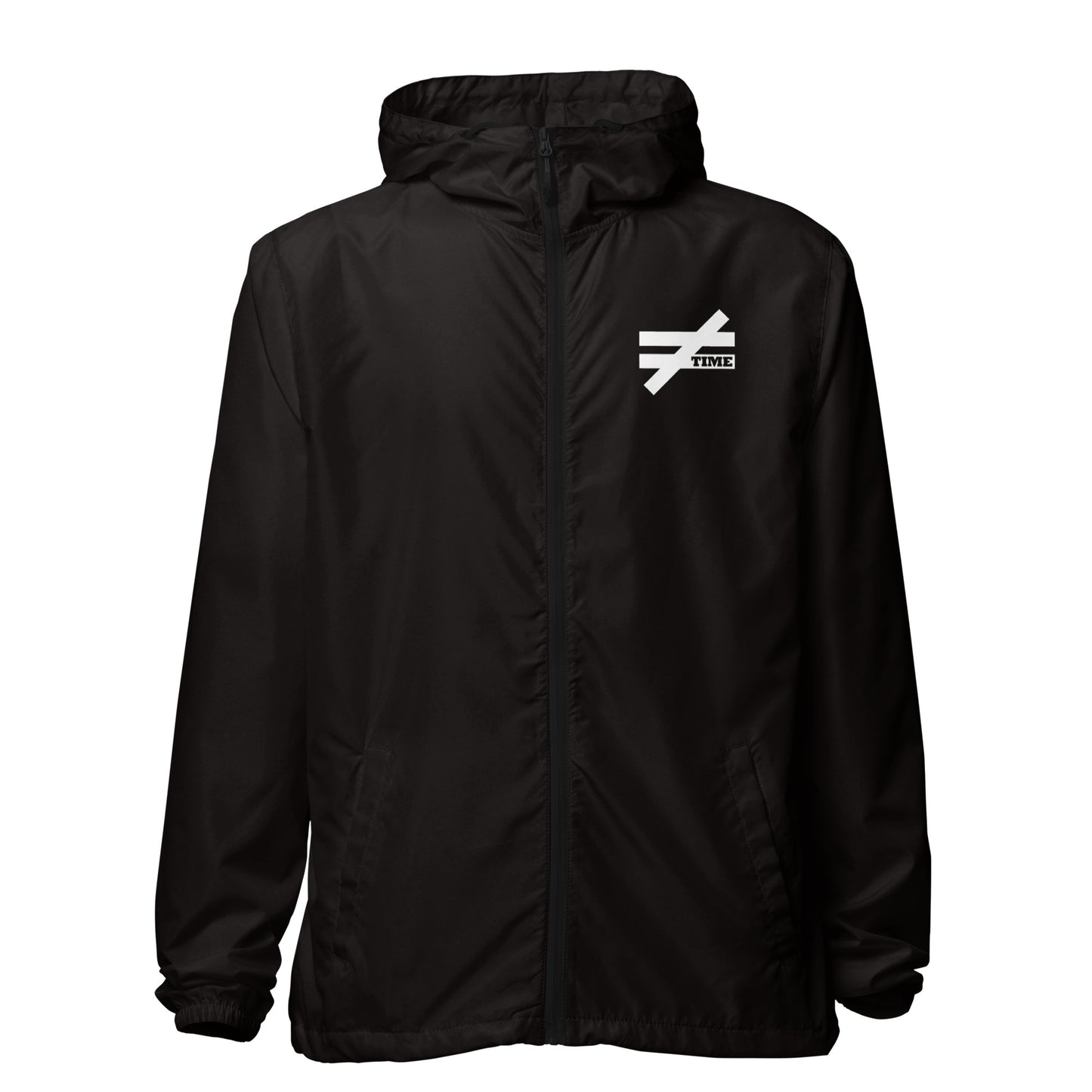 TIME Unisex lightweight zip up windbreaker