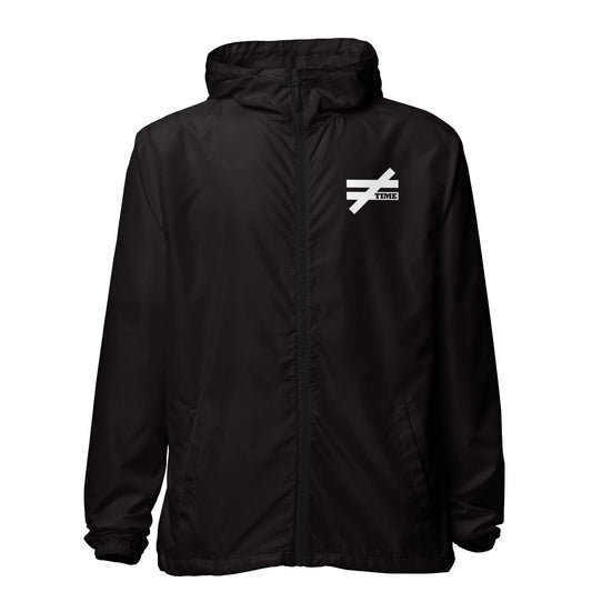 TIME Unisex lightweight zip up windbreaker