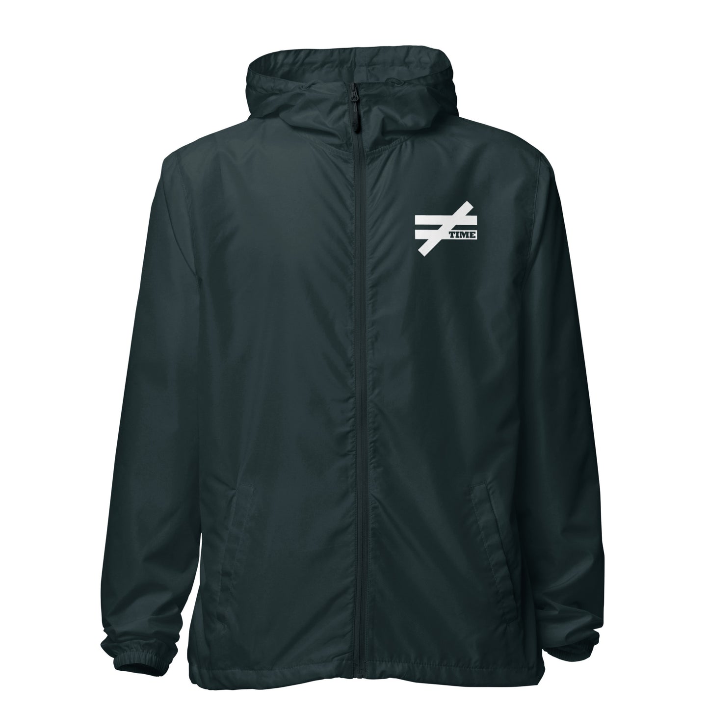TIME Unisex lightweight zip up windbreaker