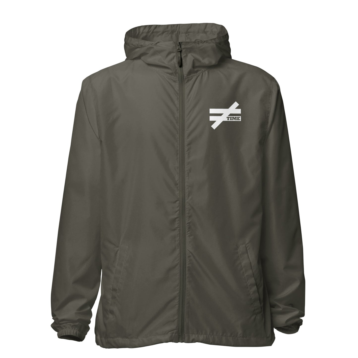 TIME Unisex lightweight zip up windbreaker
