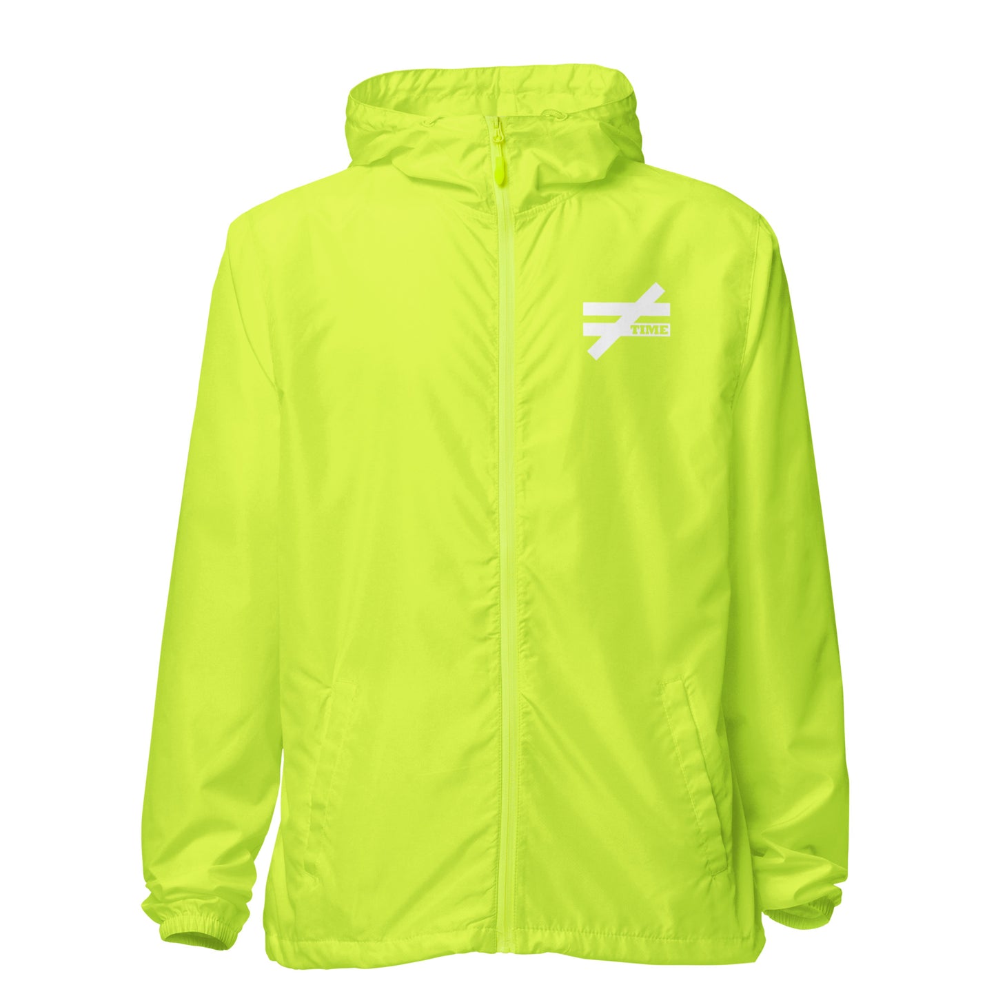 TIME Unisex lightweight zip up windbreaker